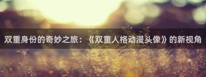 动漫天堂软件：双重身份的奇妙之旅：《双重人格动漫头像》的新视角