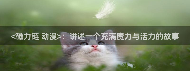 动漫天堂18：<磁力链 动漫>：讲述一个充满魔力与活力的故事