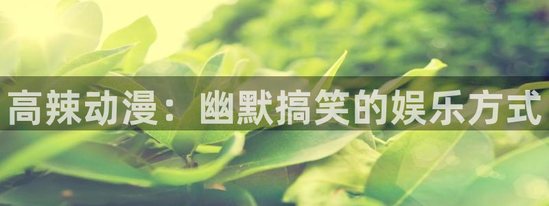 动漫天堂下载：高辣动漫：幽默搞笑的娱乐方式